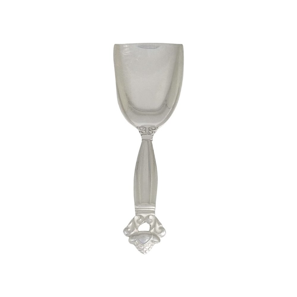 Georg Jensen Denmark Acorn Sterling Silver Sugar Shovel #12677